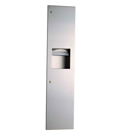 B-3803 Trimline Recessed Paper Towel Dispenser/Waste Receptacle