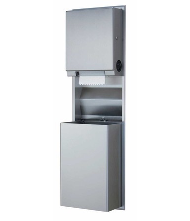 B-3961 - Classic Recessed Convertible Paper Towel Dispenser/Waste Receptacle
